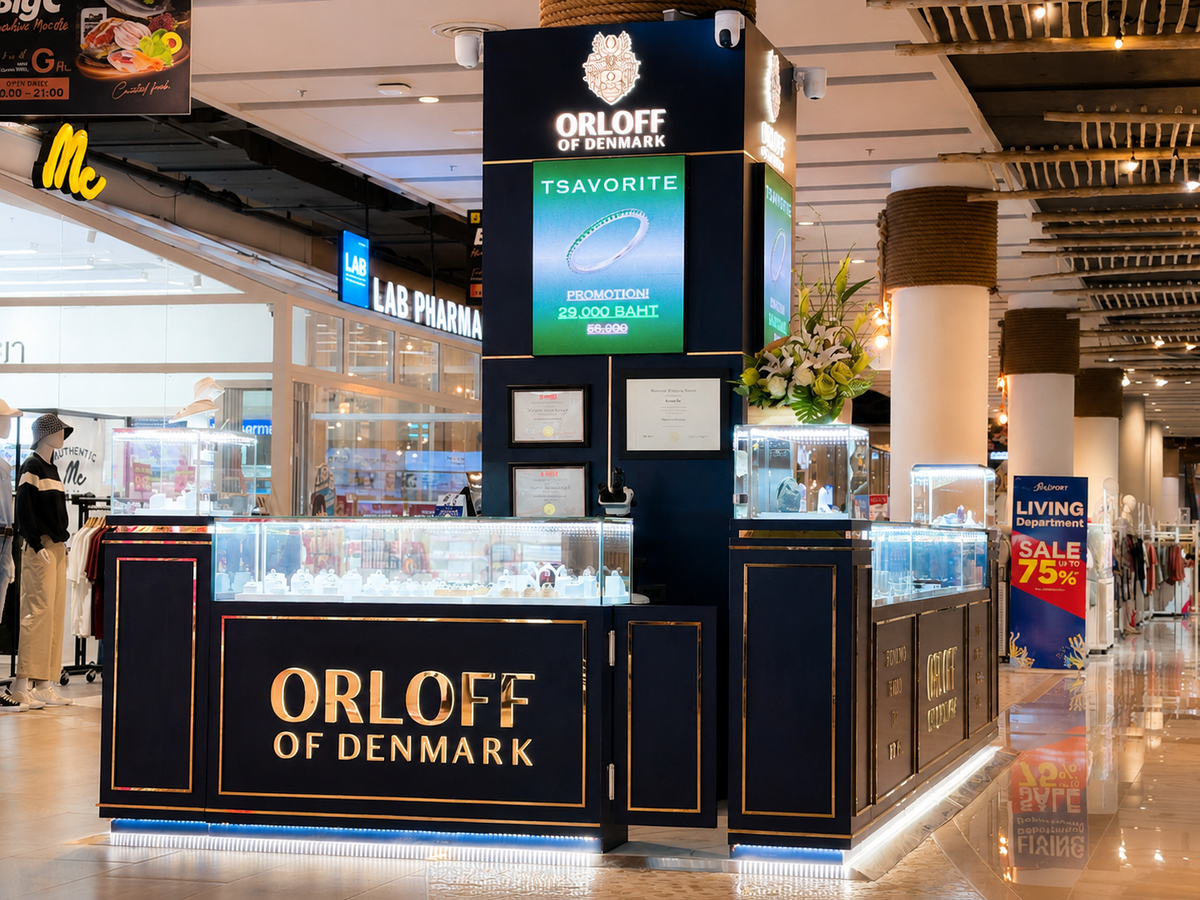 Orloff of Denmark showroom i Hua Hin, Thailand