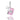 Sterling silver camera charm in pink enamel