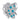 Butterfly Charm, Turquoise Spots
