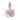 Tree of Life Heart Dangle, Pink