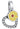 Daisy Heart Dangle