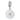 Daisy Charm, White and Yellow