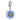 Daisy Charm, Blue