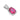 ROUGE RAMBUTAN - Pink Tourmaline Diamond Pendant